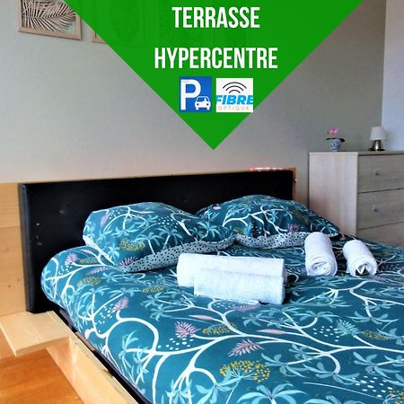 La Dolce Vita -T2 52M2- Dernier Etage- Terrasse-Parking-Wifi Fibre Appartement Tarbes Buitenkant foto